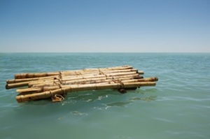 200200451-001-bamboo-raft-floating-in-sea-gettyimages